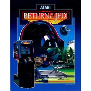 Return Of The Jedi Star Wars Arcade Flyer Original 1984 Video Game Art 8.5" x 11
